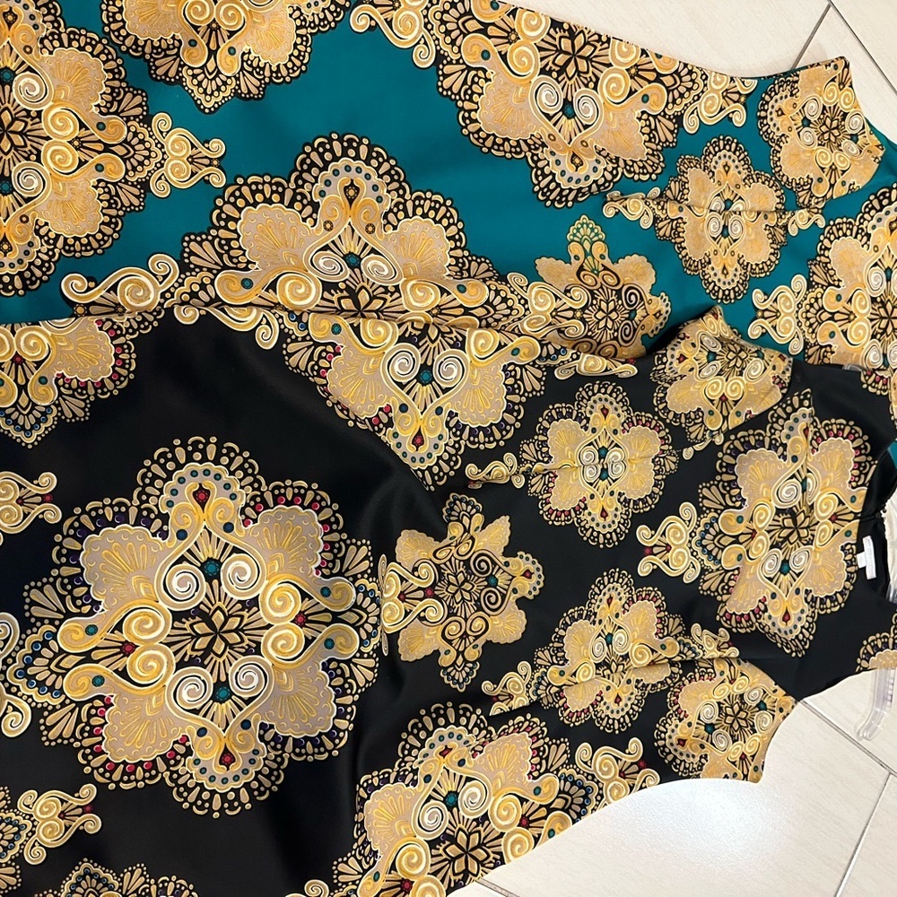 Vibrant Patterned Dress